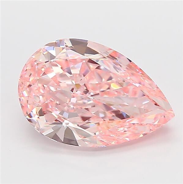 2.12 carat, Pear | Excellent, Fancy Intense Pink, VS1 | £9,397