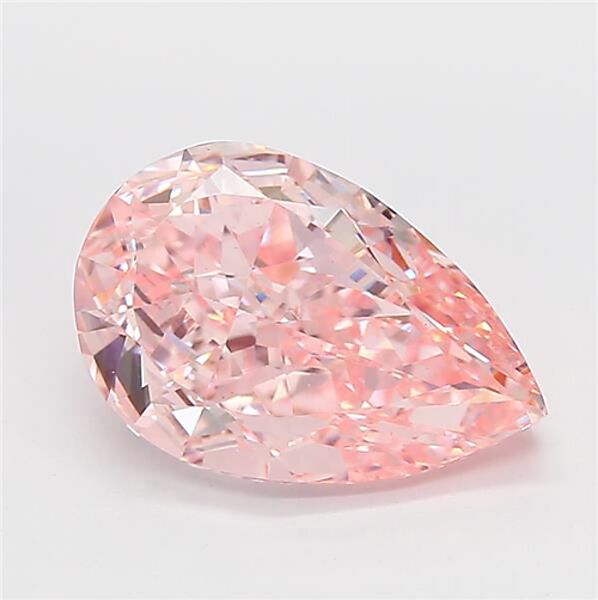 2.31 carat, pear | Excellent, Fancy Intense Pink, VVS2 | €11.585 