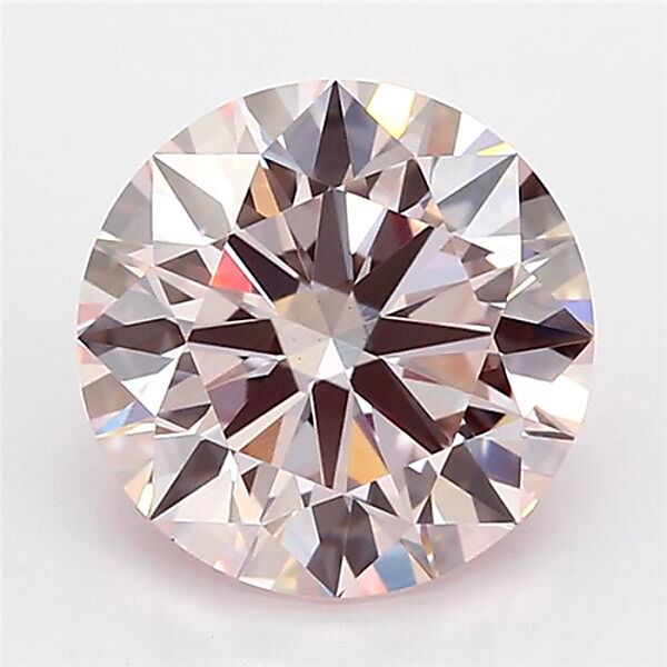 2.17 carat, Round Brilliant | Ideal, Fancy Intense Pink, VS1 | $9,331