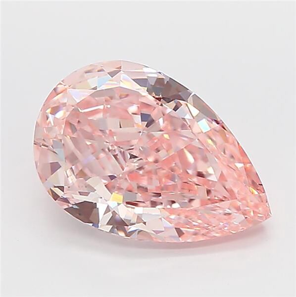 2.13 carat, Pear | Excellent, Fancy Intense Pink, VS1 | £9,442
