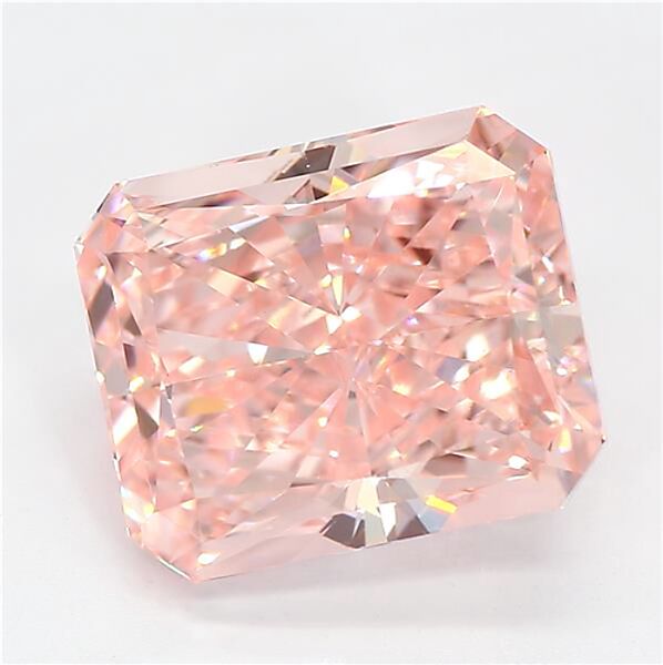 2.36 carat, radiant | Excellent, Fancy Intense Pink, VVS2 | €11.836 