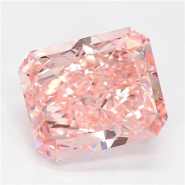3.16 carat, radiant | Excellent, Fancy Intense Pink, VVS2 | €18.059 