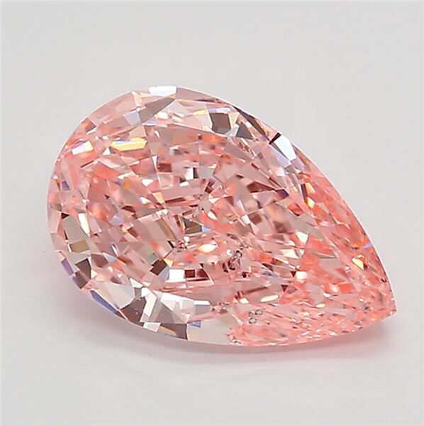 2.15 carat, Pear | Excellent, Fancy Intense Pink, VS2 | €11,054