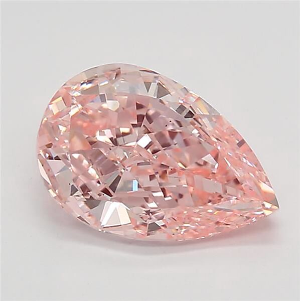 2.12 carat, Pear | Excellent, Fancy Intense Pink, VS2 | €11,168